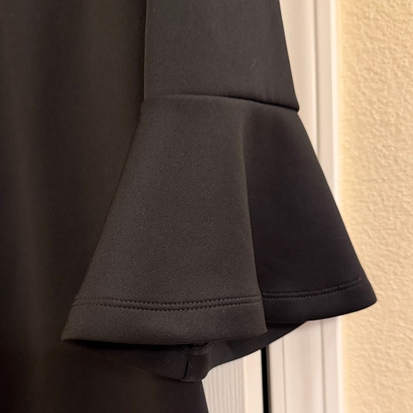 New York & Company Women’s Black Women's office Dress size Medium bell sleeves - Picture 3 of 6